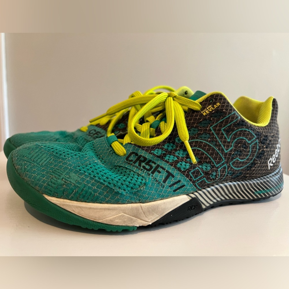 Reebok Crossfit Nano 5.0 CR5FT Women's Size 7.5 Kevlar Training Shoes Green.